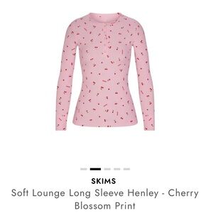 SKIMS soft lounge Long Sleeve Henley